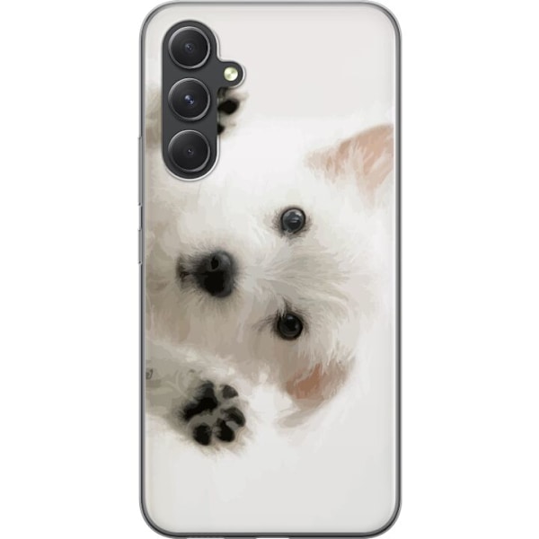 Samsung Galaxy S24 Genomskinligt Skal Hund