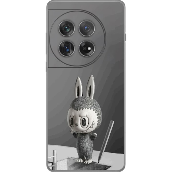 OnePlus 12 Läpinäkyvä kuori Pop Mart MEGA LABUBU LABUBU Sketch 1000%