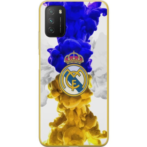 Xiaomi Poco M3  Gennemsigtig cover Real Madrid Farver