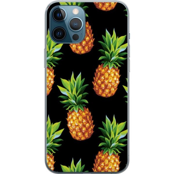 Apple iPhone 12 Pro Max Gjennomsiktig deksel Ananas