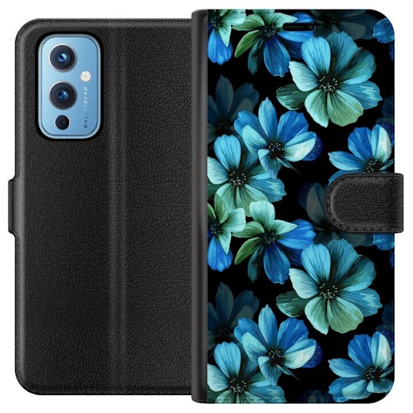 OnePlus 9 Tegnebogsetui Blomster
