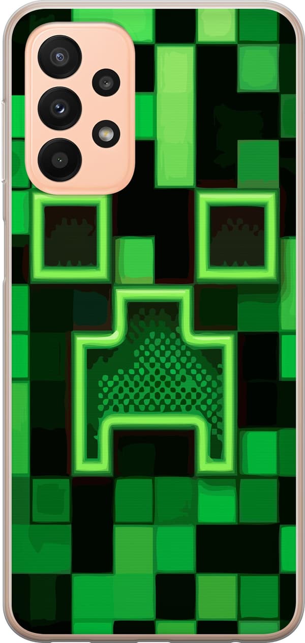 Kompatibel Mobilcover til Samsung Galaxy A23 Minecraft