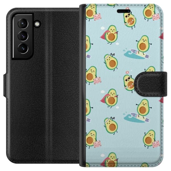 Kompatibelt Plånboksfodral till Samsung Galaxy S21+ 5G Avocado