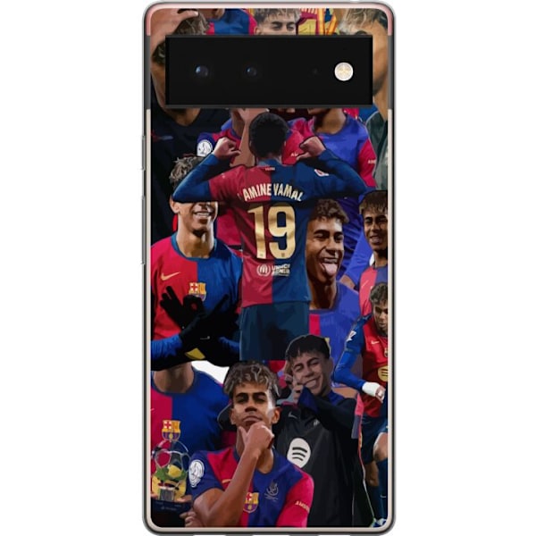 Google Pixel 6 Läpinäkyvä kuori Lamine Yamal mobiilikotelo jalkapallofaneille