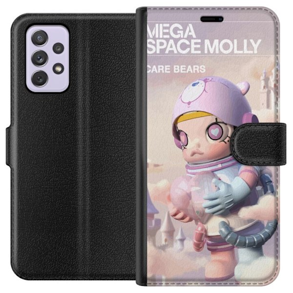 Samsung Galaxy A52s 5G Lompakkokotelo Mega Space Molly Care Bears Series - Share Bear Edition