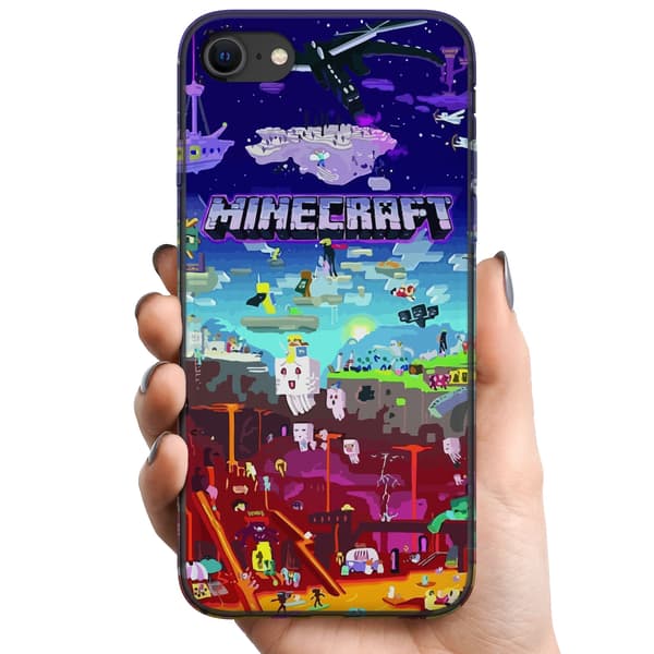 Kompatibelt Mobilskal till Apple iPhone 8 MineCraft