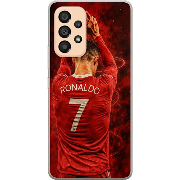 Samsung Galaxy A53 5G Läpinäkyvä kuori Ronaldo