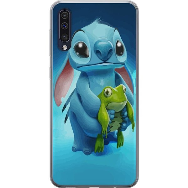 Samsung Galaxy A50 Gjennomsiktig deksel Stitch og frosken