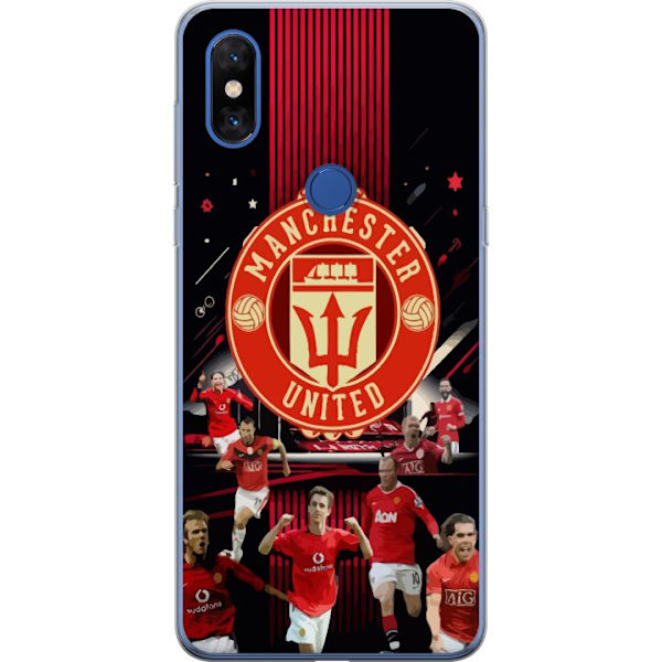 Xiaomi Mi Mix 3 Gennemsigtig cover Manchester United F.C.