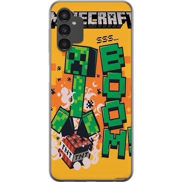 Samsung Galaxy A04s Genomskinligt Skal Minecraft Boom