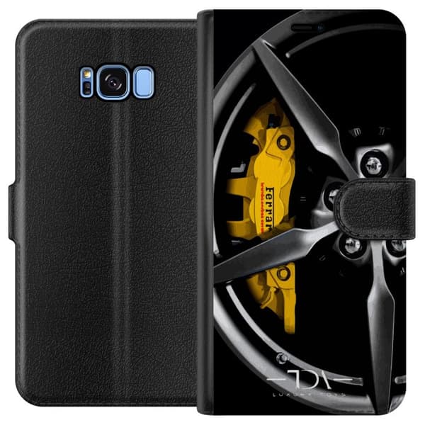 Kompatibelt Plånboksfodral till Samsung Galaxy S8 Ferrari Bil