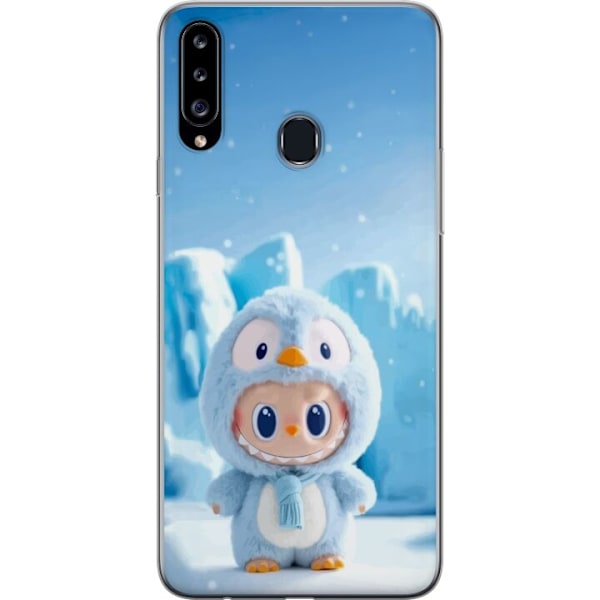 Samsung Galaxy A20s Läpinäkyvä kuori musta ritari fortnite