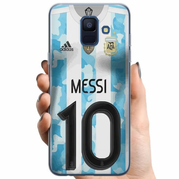 Samsung Galaxy A6 (2018) TPU Mobilskal Lionel Andrés Messi acb1 | Fyndiq