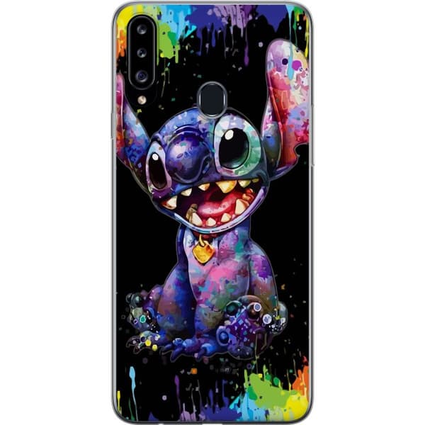 Kompatibelt Mobildeksel til Samsung Galaxy A20s Lilo og Stitch