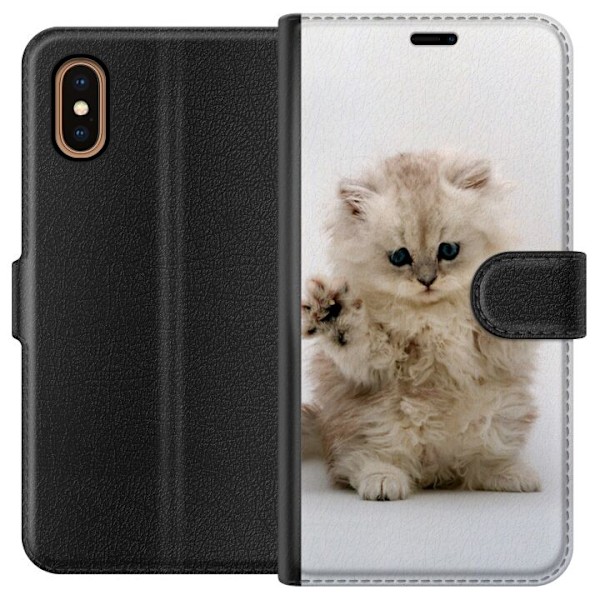 Apple iPhone XS Max Lommeboketui Katt