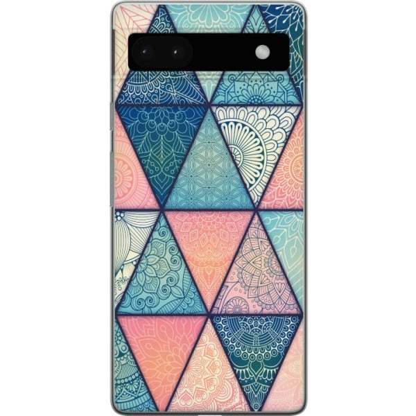 Google Pixel 6a Cover / Mobilcover - Mandala Trekanter