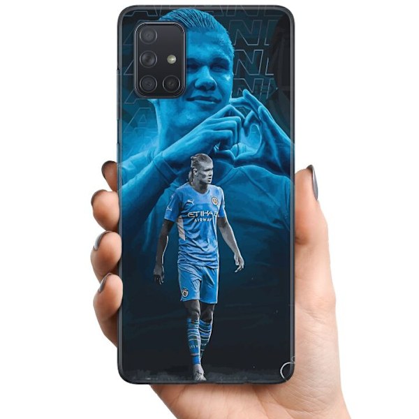 Samsung Galaxy A71 TPU Mobilcover Erling Haaland