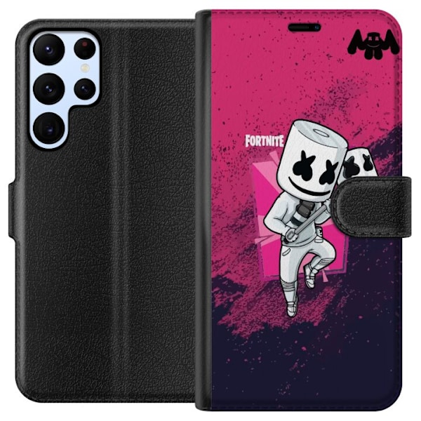 Samsung Galaxy S24 Ultra Lompakkokotelo Marshmello Fortnite Sk