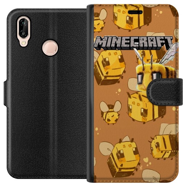 Huawei P20 lite Plånboksfodral Minecraft Bi