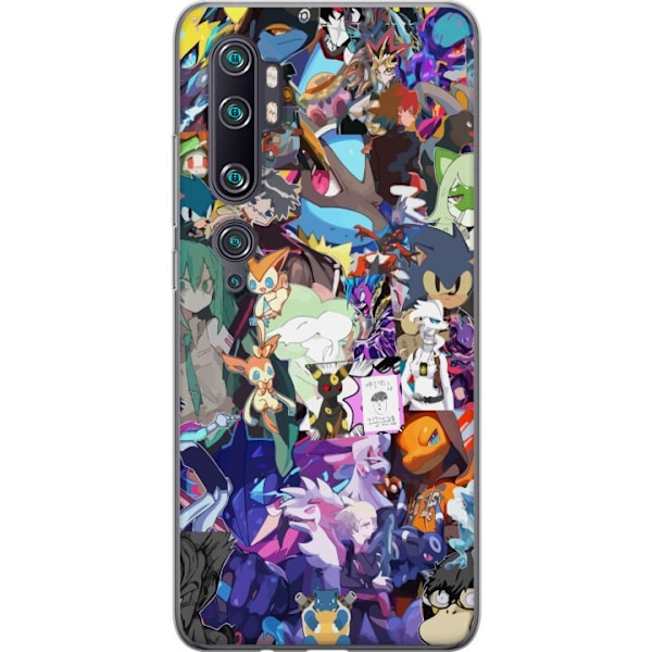 Xiaomi Mi Note 10 Pro Gennemsigtig cover Pokémon Blaze