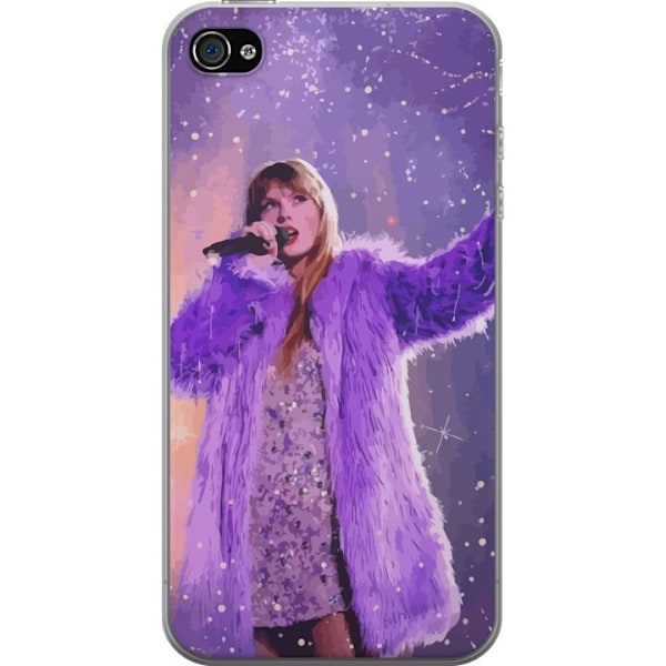 Apple iPhone 4 Läpinäkyvä kuori Taylor Swift