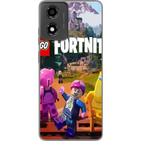 Motorola Moto E14 Genomskinligt Skal Fortnite