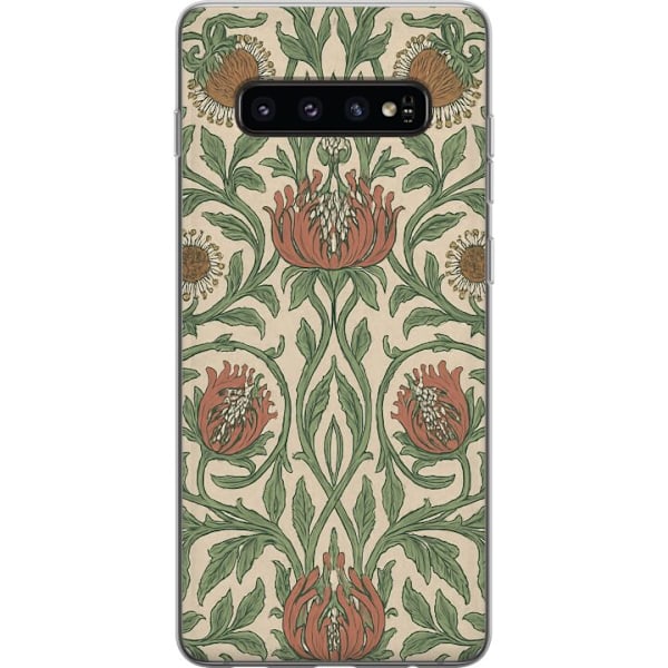 Samsung Galaxy S10 Gennemsigtig cover Blad Detaljer