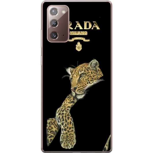 Samsung Galaxy Note20 Gennemsigtig cover Prada Leopard