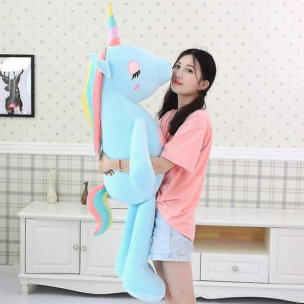 Yksisarvinen pehmolelu -lingling} blue 85cm