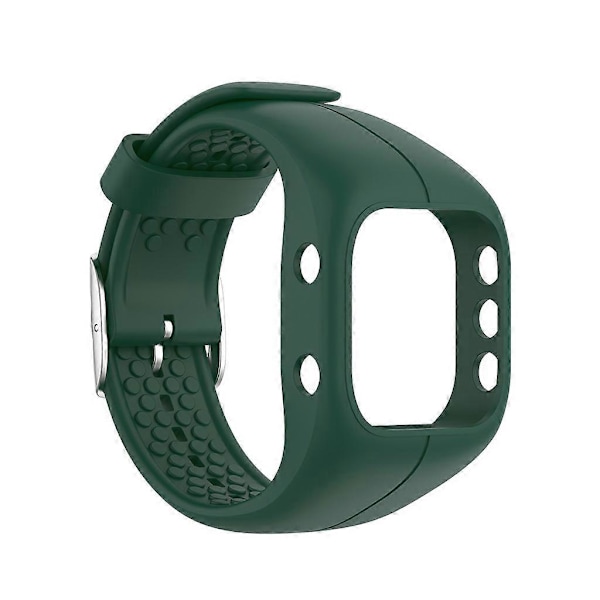 Mjukt silikonarmband Ersättningslänkarmband för Polar A300 (FMY) Hög kvalitet (Påsk) Army Green