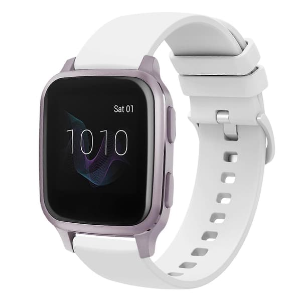 Silikone Urrem Til Garmin Venu SQ-lingling} White