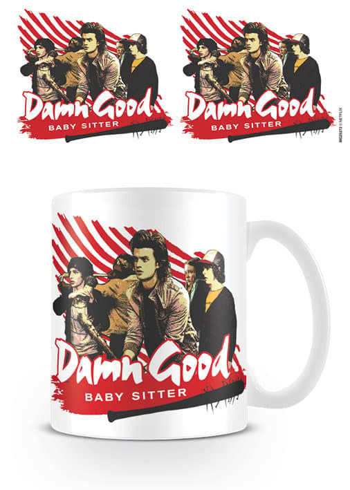 Stranger Things - Grym Barnvakt - Multifärgad Mugg multifärg multicolor