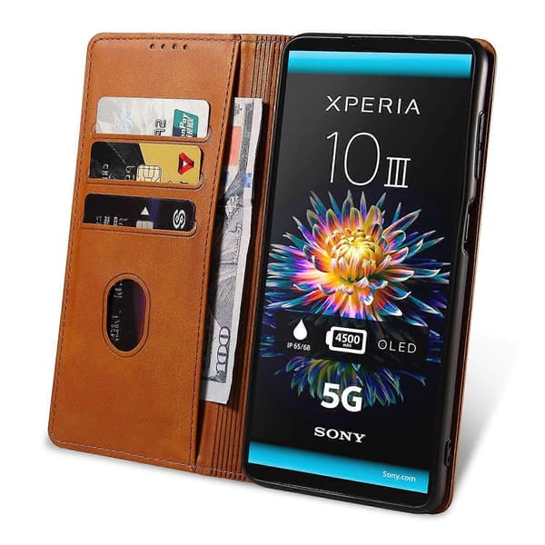 Kompatibel med Sony Xperia 10 III 5G Mobilskal-lingling} Multicolor Khaki
