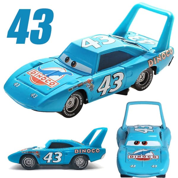 Bilar Nr 43 Dinoco The King Die-Cast Bil för barns samlingar