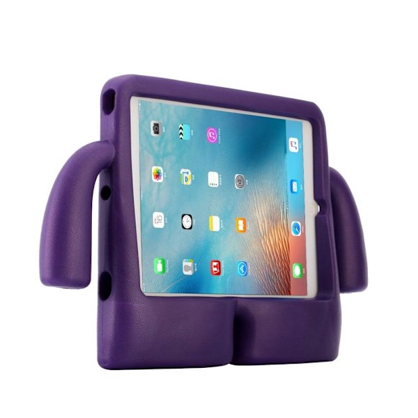 Høykvalitets nytt iPad (2017) Søtt 3D barnevennlig deksel - Lilla Lilla