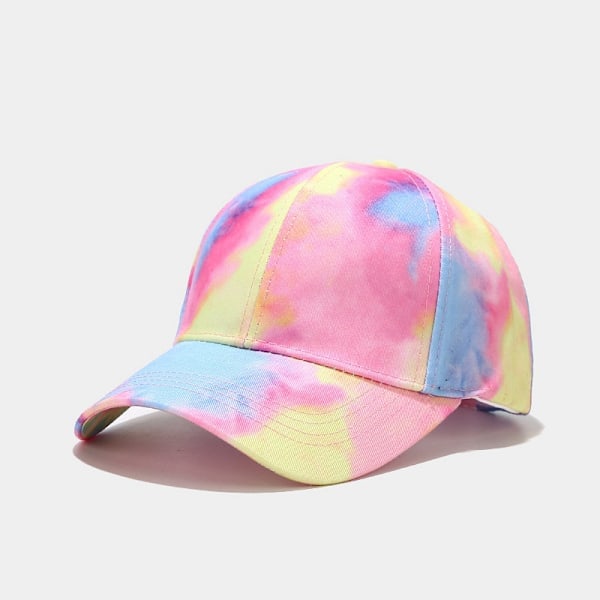 Färgad Tie-dye Basebollkeps Vår- och Sommar Solhatt3#