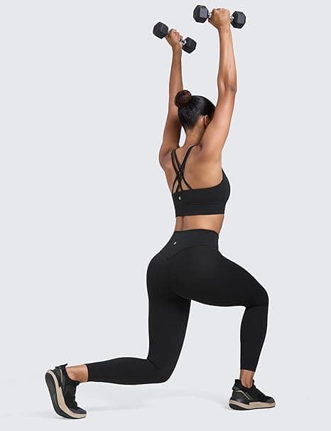 Träningsstrumpbyxor med formande bak, hög midja, ingen främre söm (Polyester, Svart, 1-pack) M