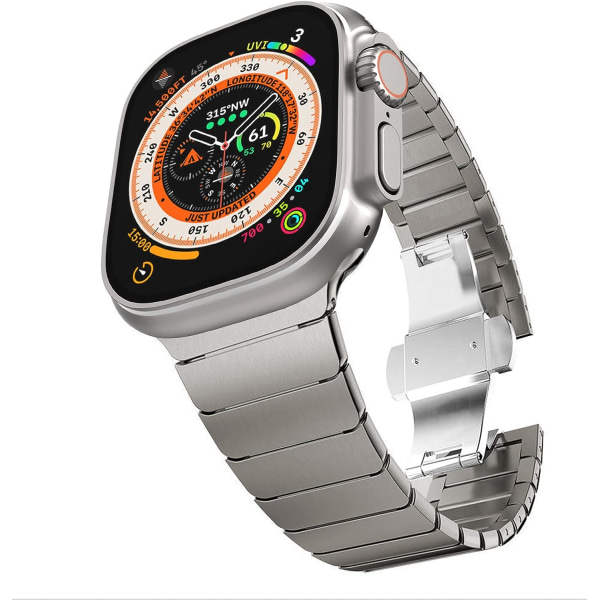 Metall Armband Kompatibel med Apple Watch Armband Serie 9 8 7 45mm