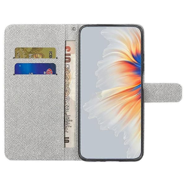Compatible with Samsung Galaxy A56 5G Case Pattern Print PU Leather Wallet Phone Case Cross Texture Multicolor Multicolor Dragonfly