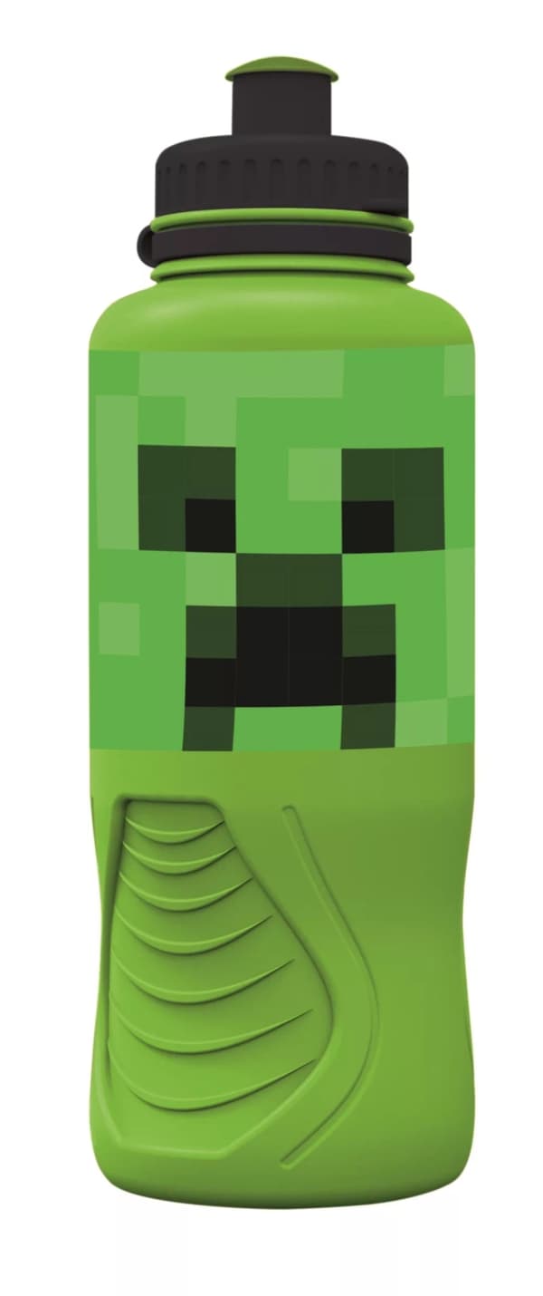 Minecraft Vattenflaska för Barn/Sportvattenflaska 430ml Grön