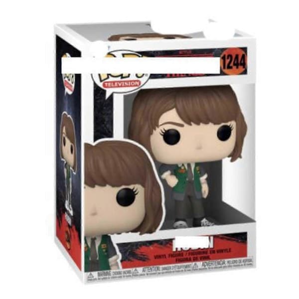 Stranger Things Wheeler Hunter Vinylfigur, Hopper, Samlarobjekt TV-karaktärsmodellleksak, Fanpresent hopping