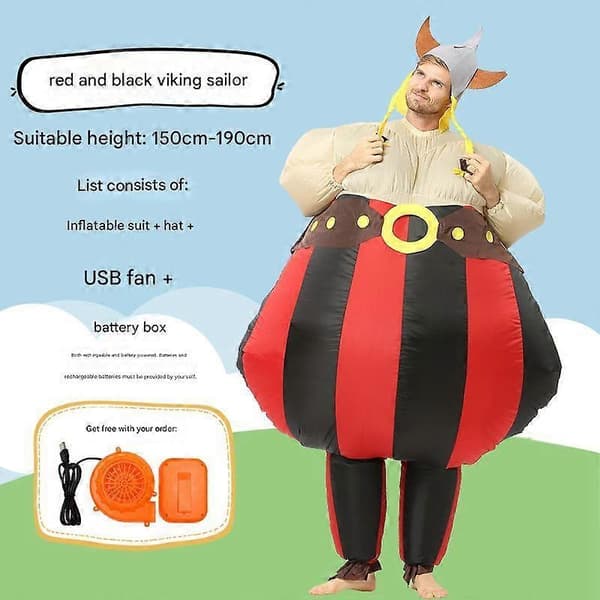 Viking Oppblåsbar Drak, Voksen-lingling}