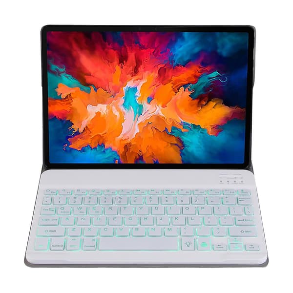 Bluetooth Tangentbordsfodral Kompatibelt med Lenovo Tab E10 Pink