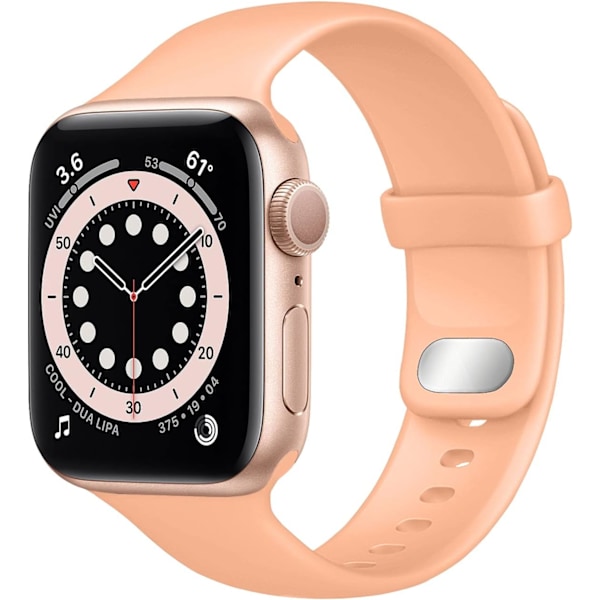 Laadukas uusi Kompatibel med Apple Watch -ranneke 42mm 44mm 54mm Cantaloup Cantaloup 38/40/41 mm