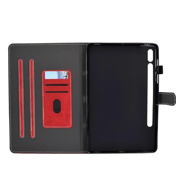 Lehmännahkainen tablettikotelo Red Samsung Galaxy Tab S8 / S7