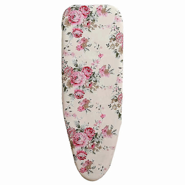 Laadukas uusi tyyli 110*34cm Kiristysnyörillinen silityslauta kansi Mukava universaali puuvillakansi Tahraa hylkivä paksu suojaava palovammakangas Flowers