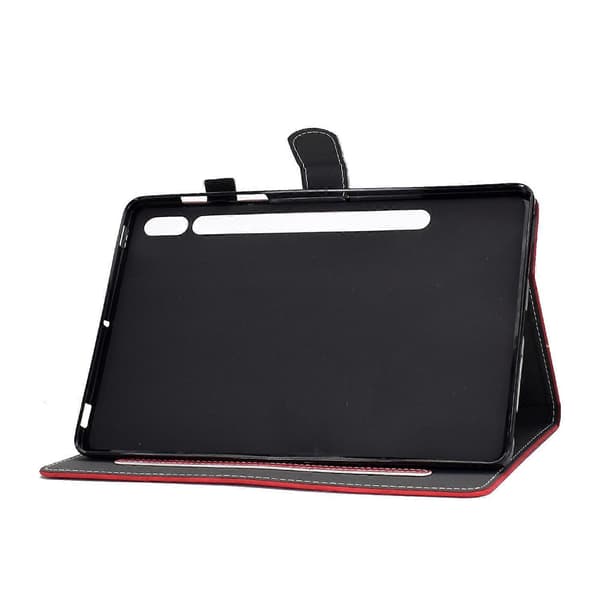 Tablet-etui i koskind Red Samsung Galaxy Tab S8 / S7