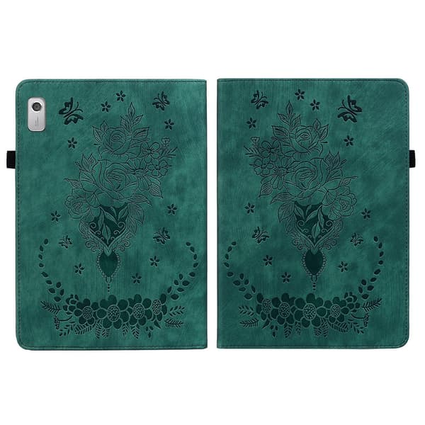 Læder Tablet Case Kompatibel med Lenovo Tab M9 Green