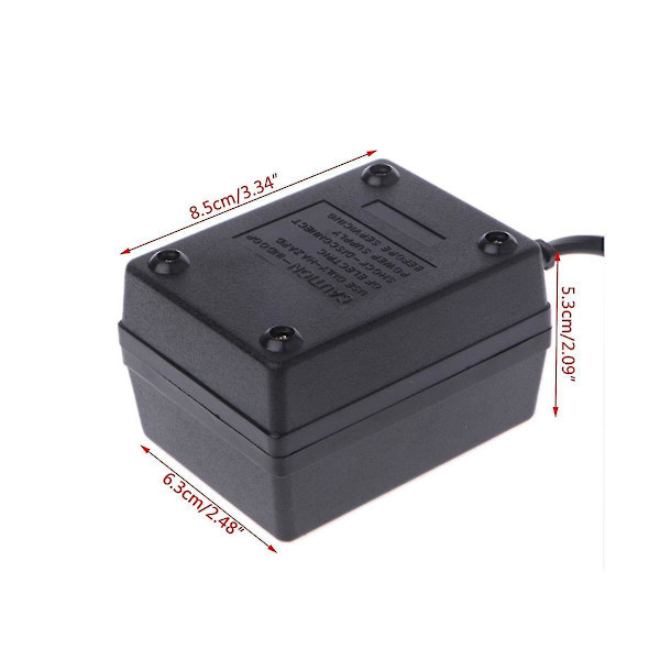 200W AC 220V til 110V Nedtransformator Konverterings Rejseadapter EU-stik
