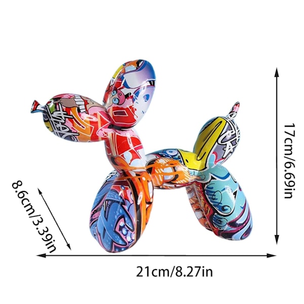 Ballongdjur skulptur, modern skulptur dekorativ figur ballongdjur